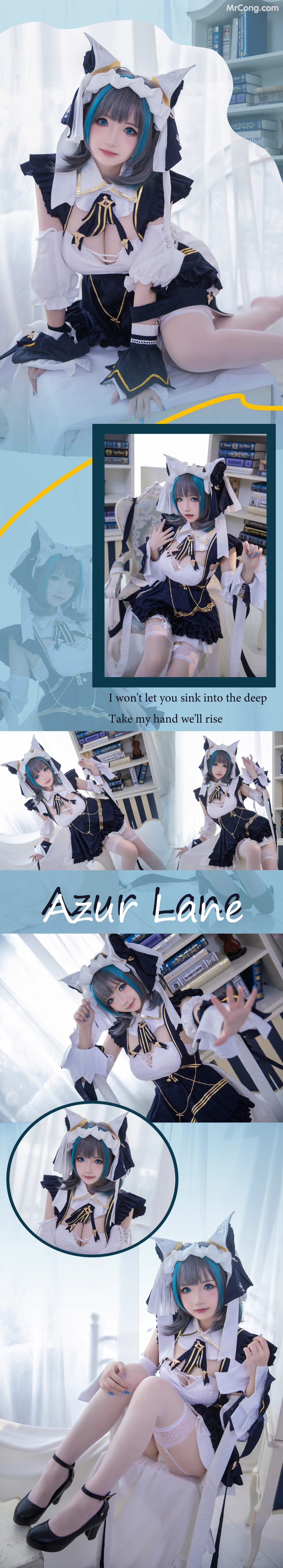 Coser@雪晴Astra (雪晴嘟嘟) Vol.037: Azure Lane 柴郡 (18 photos)