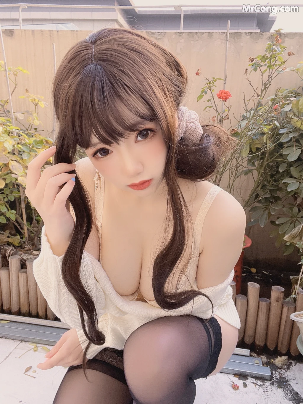 Coser@雪晴Astra (雪晴嘟嘟) Vol.038: 邻居家的姐姐 (129 photos)