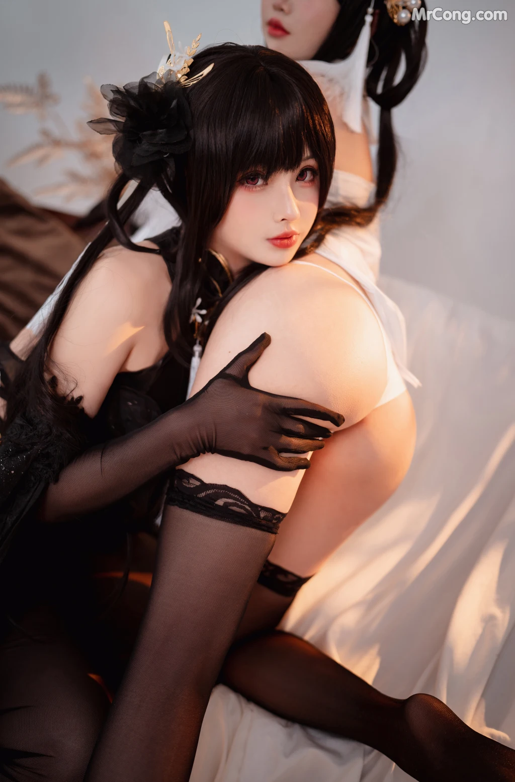 Coser@rioko凉凉子 Vol.096: 黑白镇海双人 (35 photos + 1 video) – Page 3