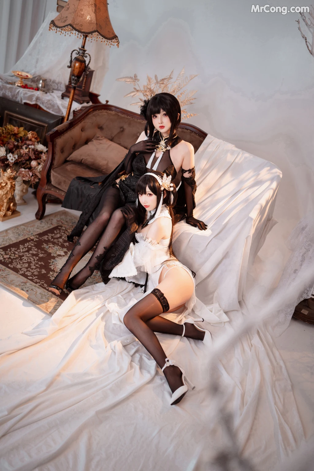 Coser@rioko凉凉子 Vol.096: 黑白镇海双人 (35 photos + 1 video) – Page 4