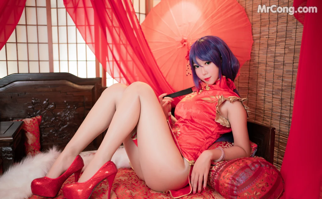 Coser@Money冷冷 No.015: 高雄红旗袍 (15 photos)