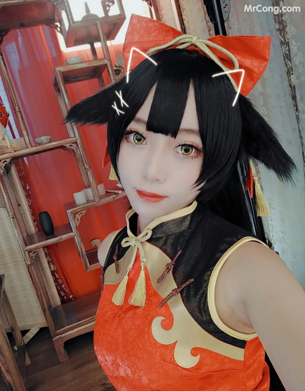 Coser@Money冷冷 No.015: 高雄红旗袍 (15 photos)
