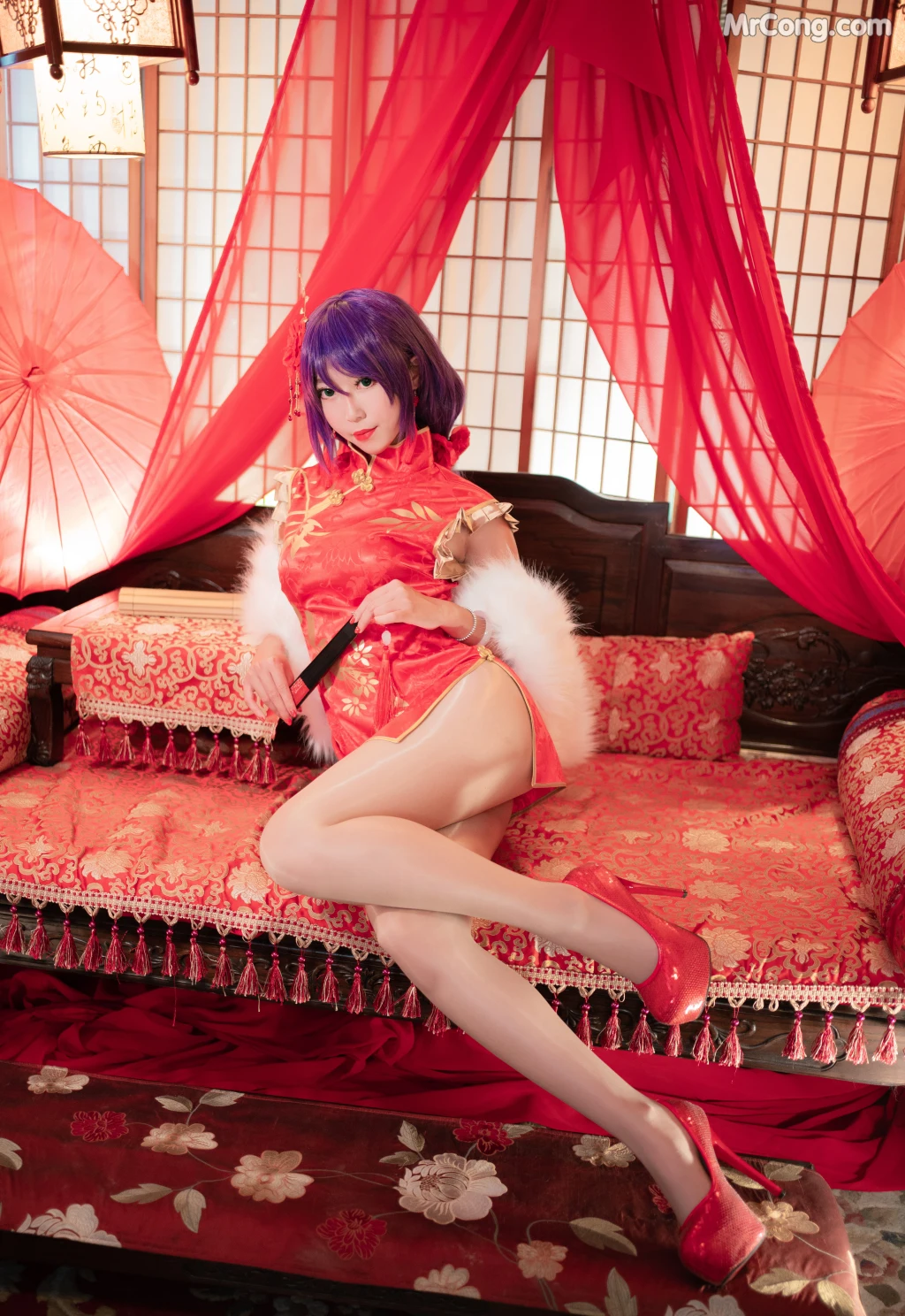 Coser@Money冷冷 No.015: 高雄红旗袍 (15 photos) – Page 2