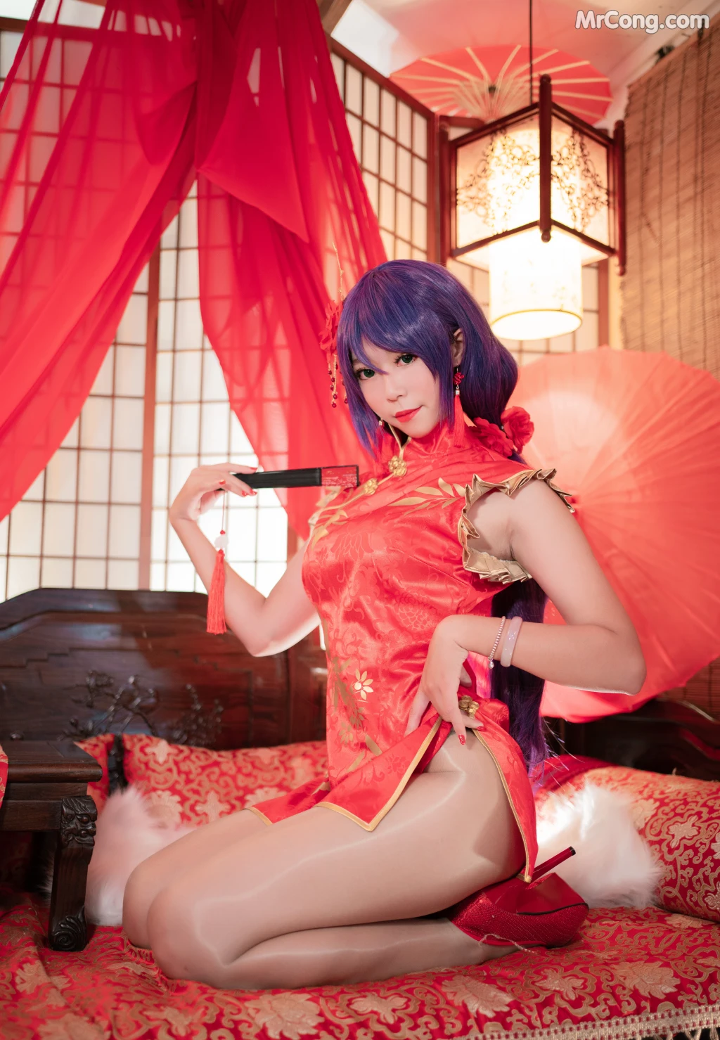 Coser@Money冷冷 No.015: 高雄红旗袍 (15 photos) – Page 2