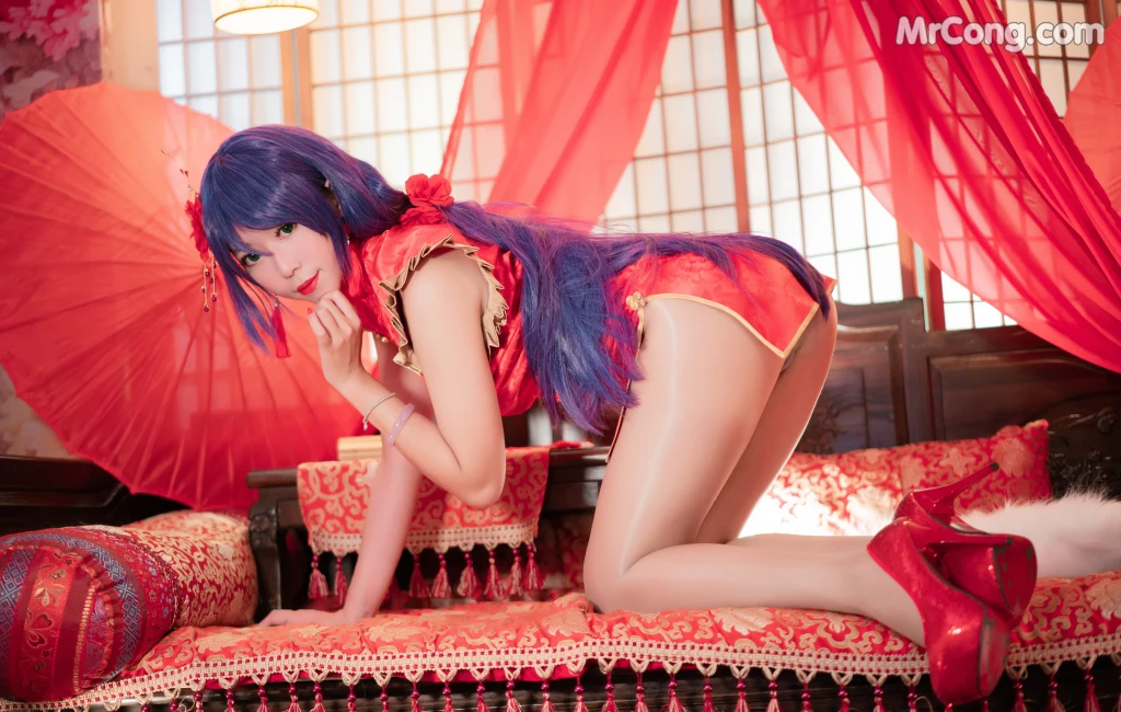 Coser@Money冷冷 No.015: 高雄红旗袍 (15 photos) – Page 2