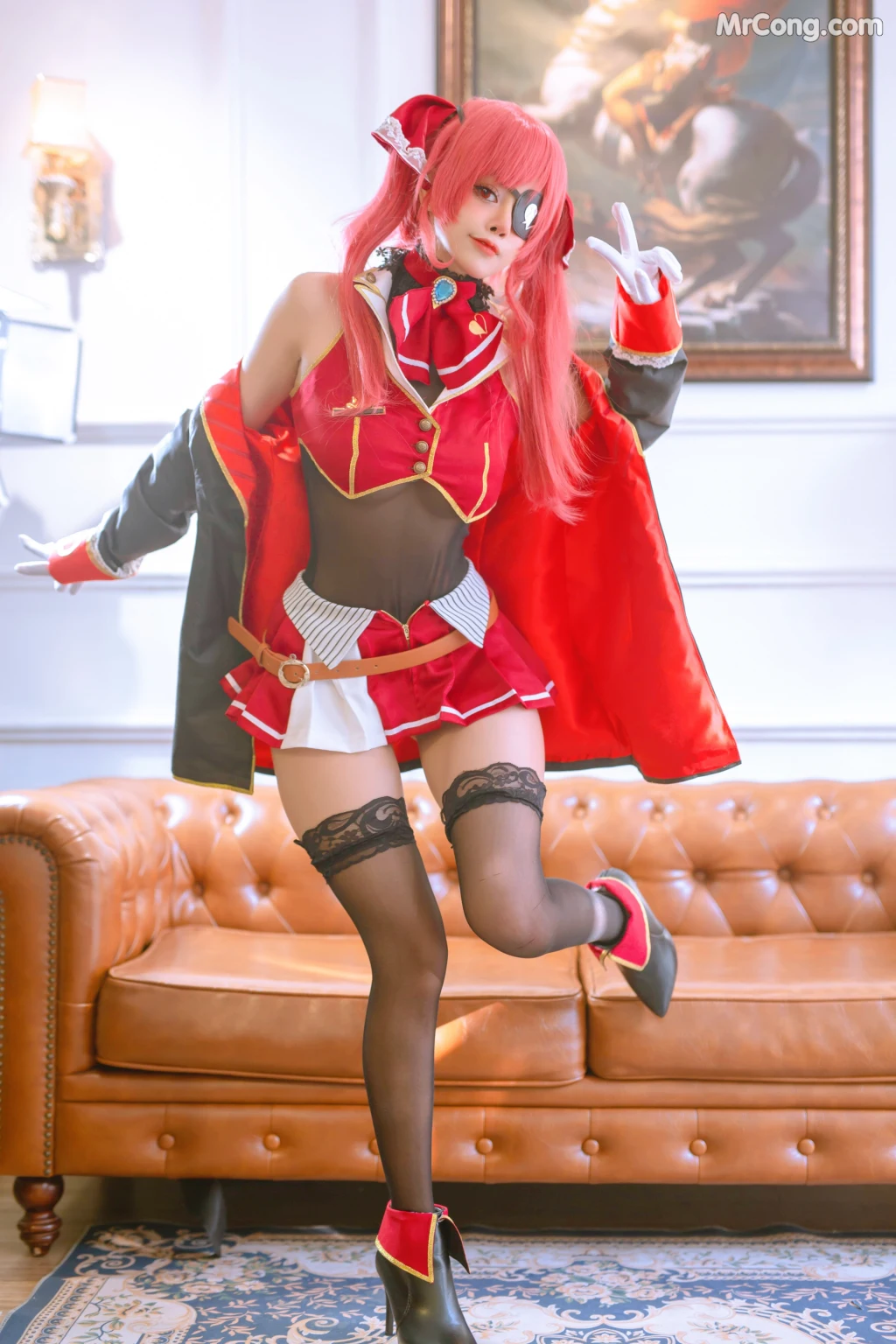 Coser@Byoru: Houshou Marine (Hololive) (57 photos + 17 videos)