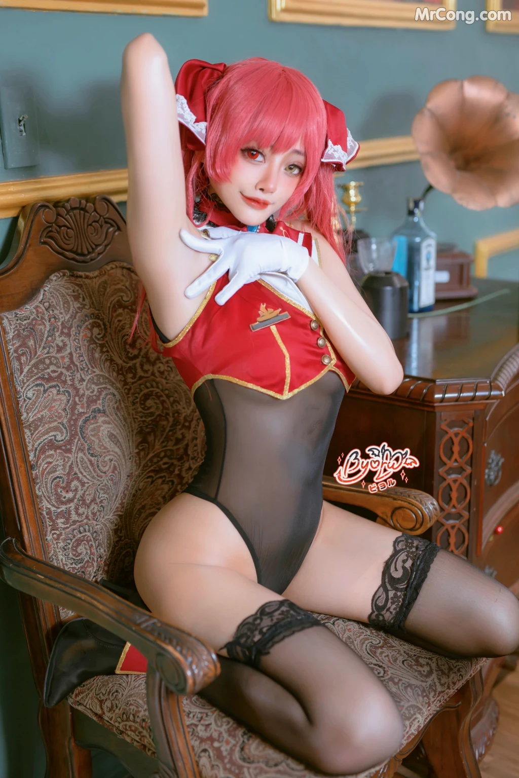Coser@Byoru: Houshou Marine (Hololive) (57 photos + 17 videos)