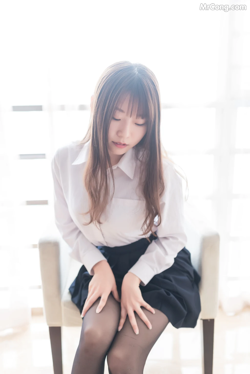 Coser@香草喵露露 No.006: 黑丝萌妹 (44 photos) – Page 3