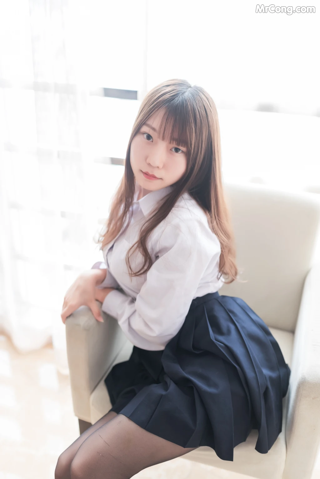 Coser@香草喵露露 No.006: 黑丝萌妹 (44 photos) – Page 3