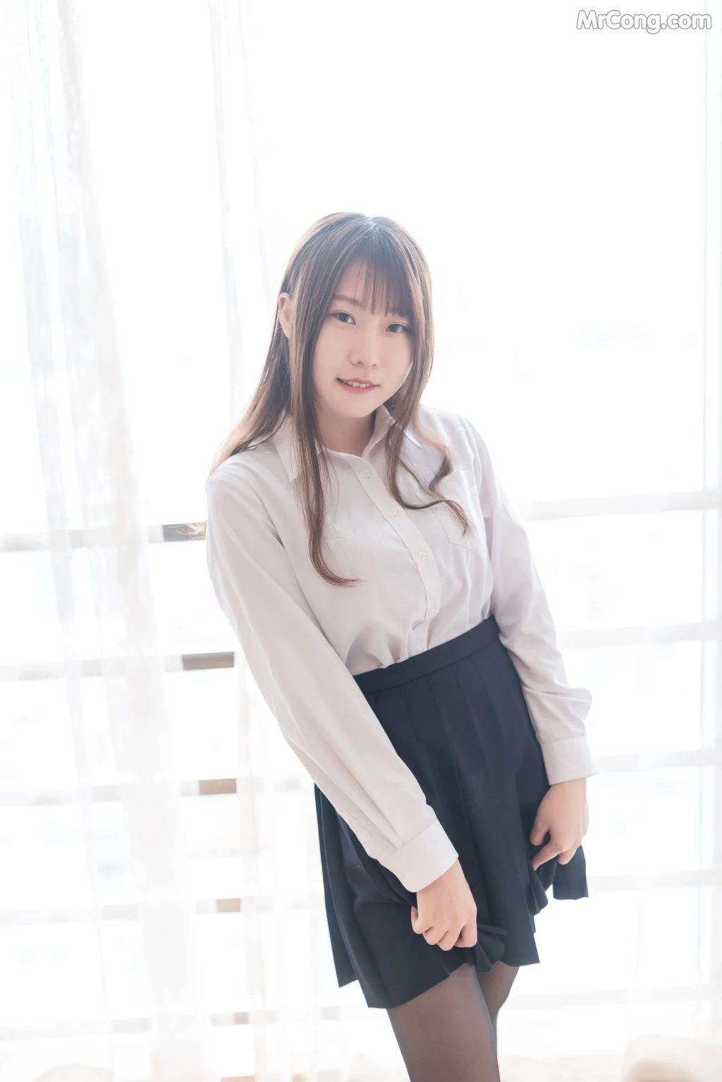 Coser@香草喵露露 No.006: 黑丝萌妹 (44 photos) – Page 4