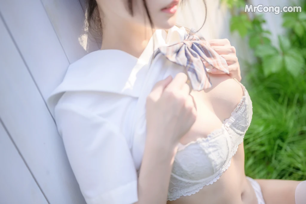 Coser@香草喵露露 No.009: 阳光庭院制服 (50 photos) - photo 19