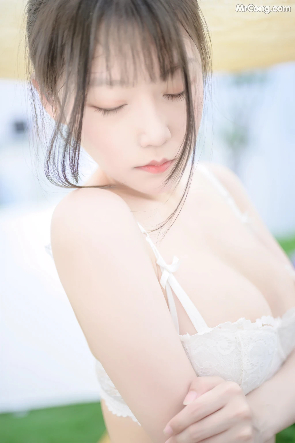 Coser@香草喵露露 No.009: 阳光庭院制服 (50 photos) – Page 4