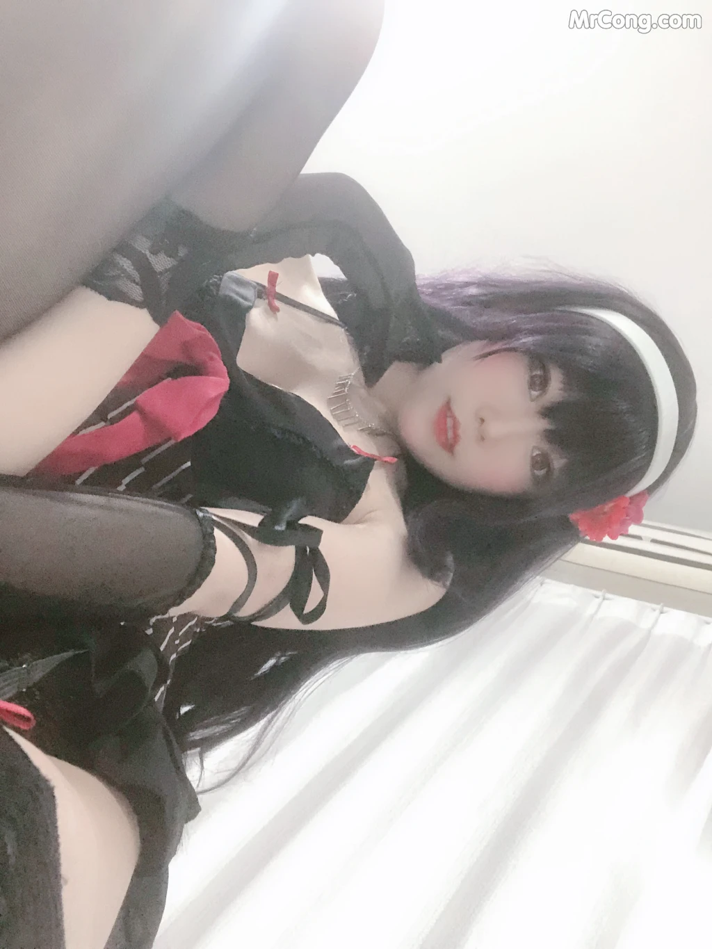 Coser@香草喵露露 No.015: 诗羽学姐睡衣自拍 (45 photos) – Page 2
