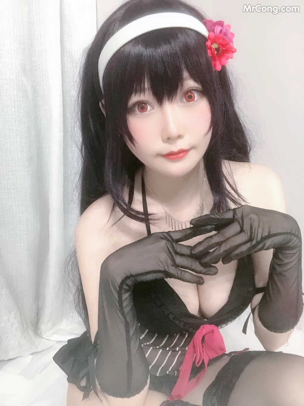 Coser@香草喵露露 No.015: 诗羽学姐睡衣自拍 (45 photos) – Page 2