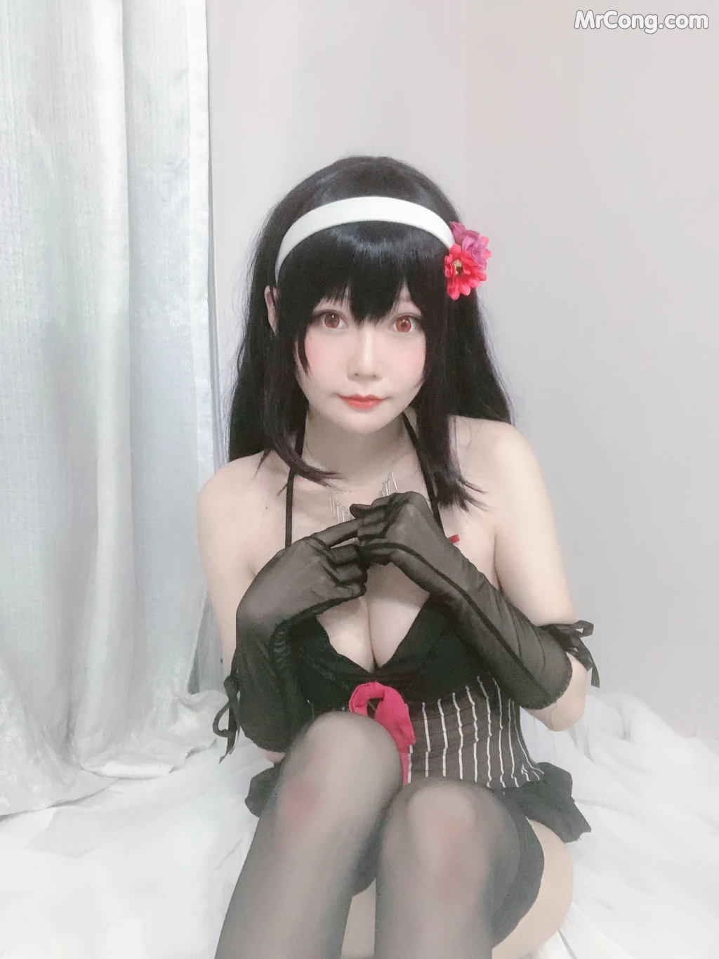 Coser@香草喵露露 No.015: 诗羽学姐睡衣自拍 (45 photos) – Page 3