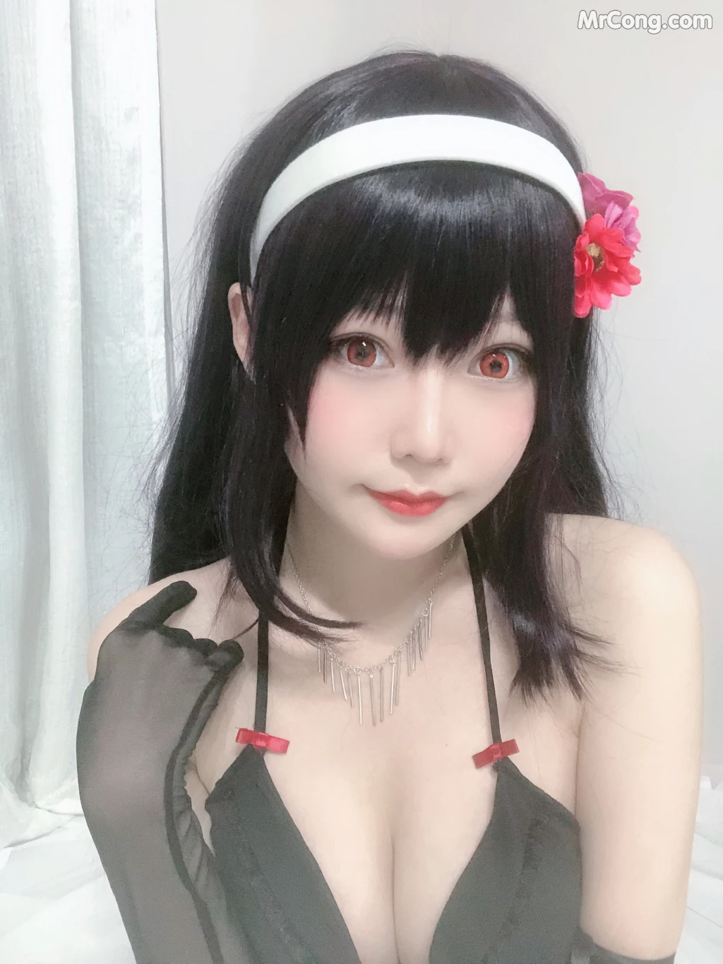 Coser@香草喵露露 No.015: 诗羽学姐睡衣自拍 (45 photos) – Page 3