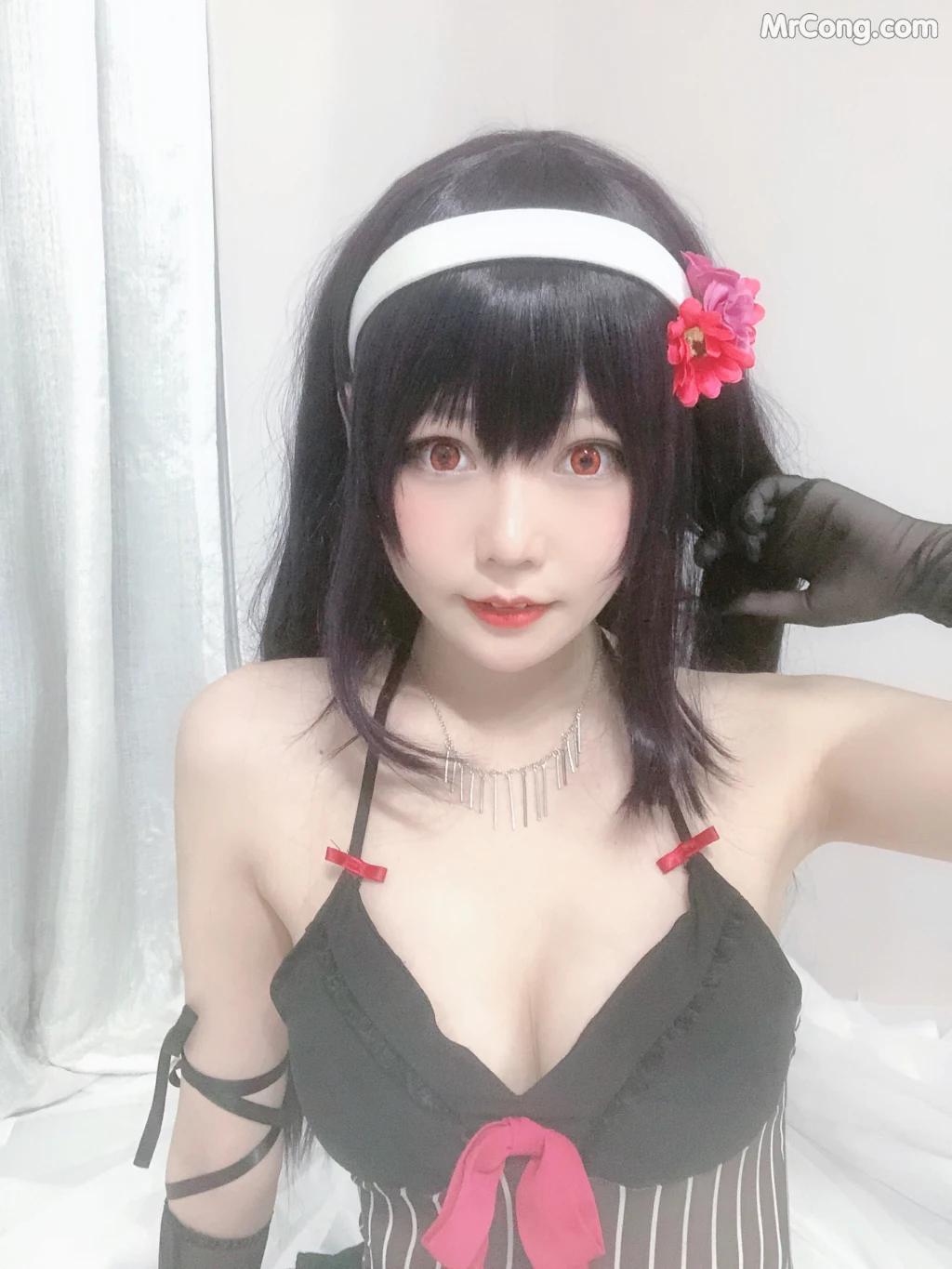 Coser@香草喵露露 No.015: 诗羽学姐睡衣自拍 (45 photos) – Page 3