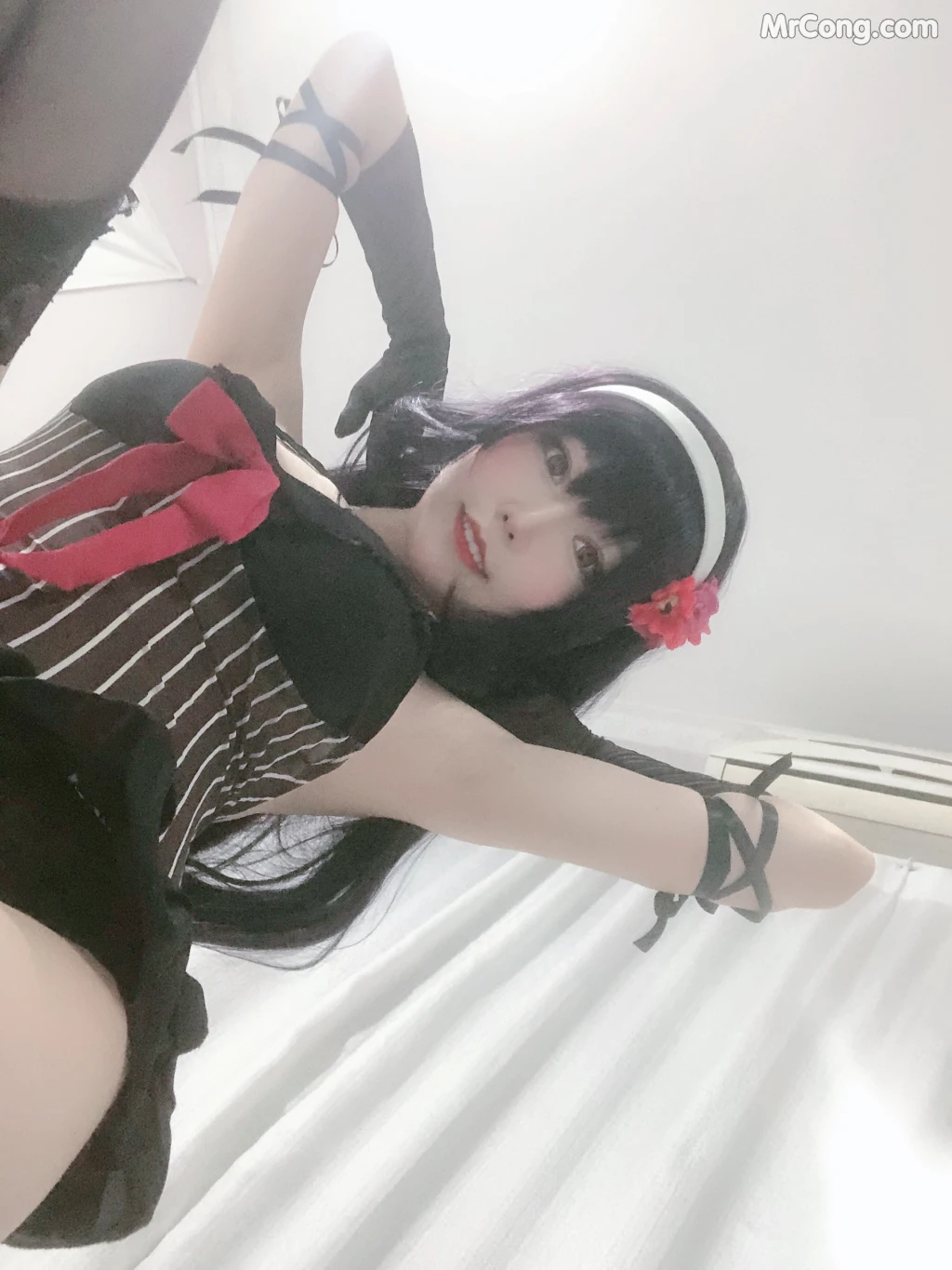 Coser@香草喵露露 No.015: 诗羽学姐睡衣自拍 (45 photos) – Page 4