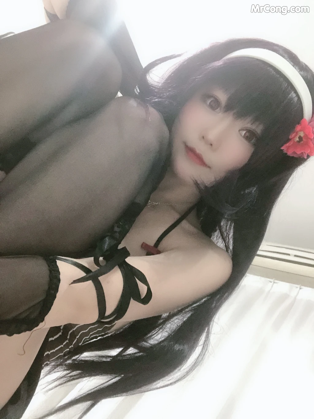 Coser@香草喵露露 No.015: 诗羽学姐睡衣自拍 (45 photos) – Page 4