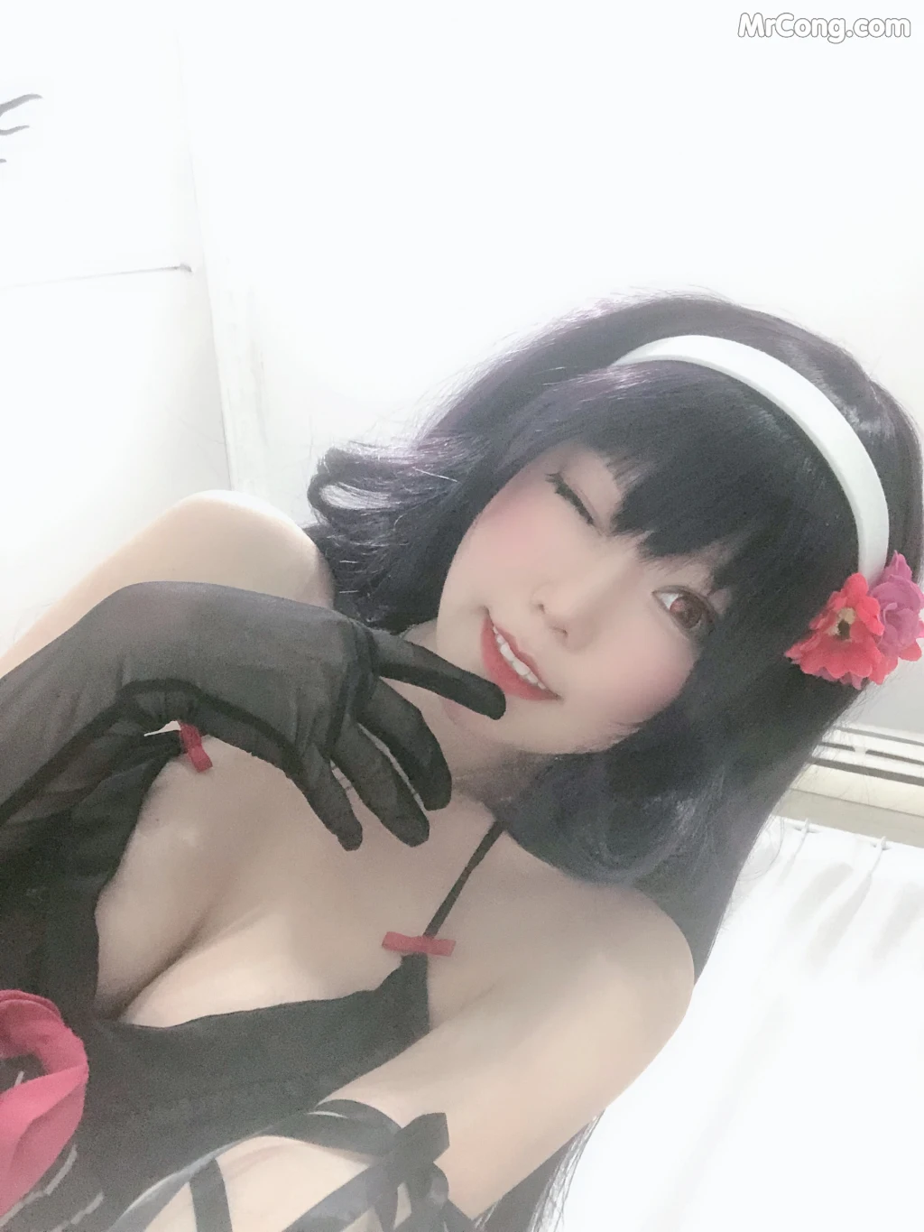 Coser@香草喵露露 No.015: 诗羽学姐睡衣自拍 (45 photos) – Page 4