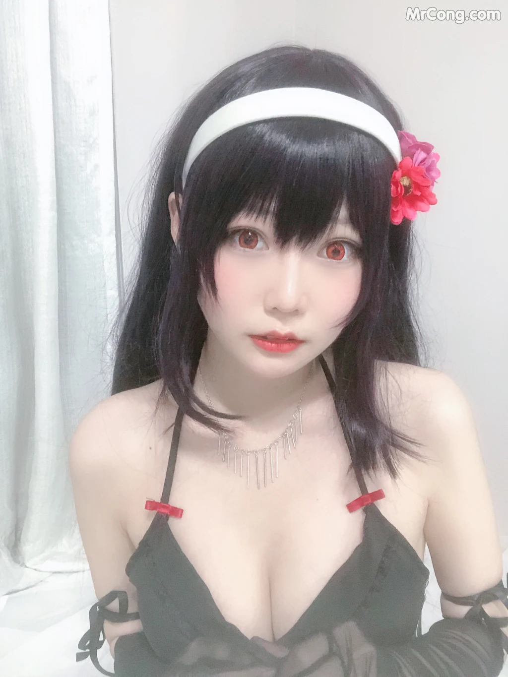 Coser@香草喵露露 No.015: 诗羽学姐睡衣自拍 (45 photos) – Page 5