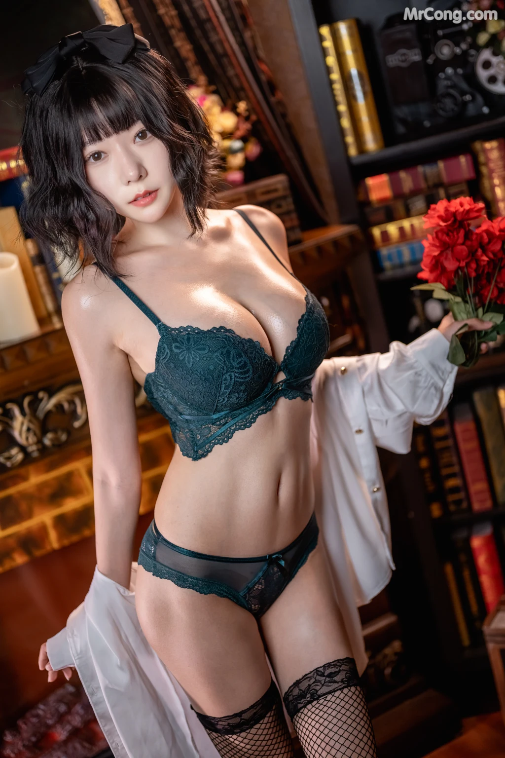 Coser@香草喵露露 No.020: 衬衫套装 (54 photos) – Page 2