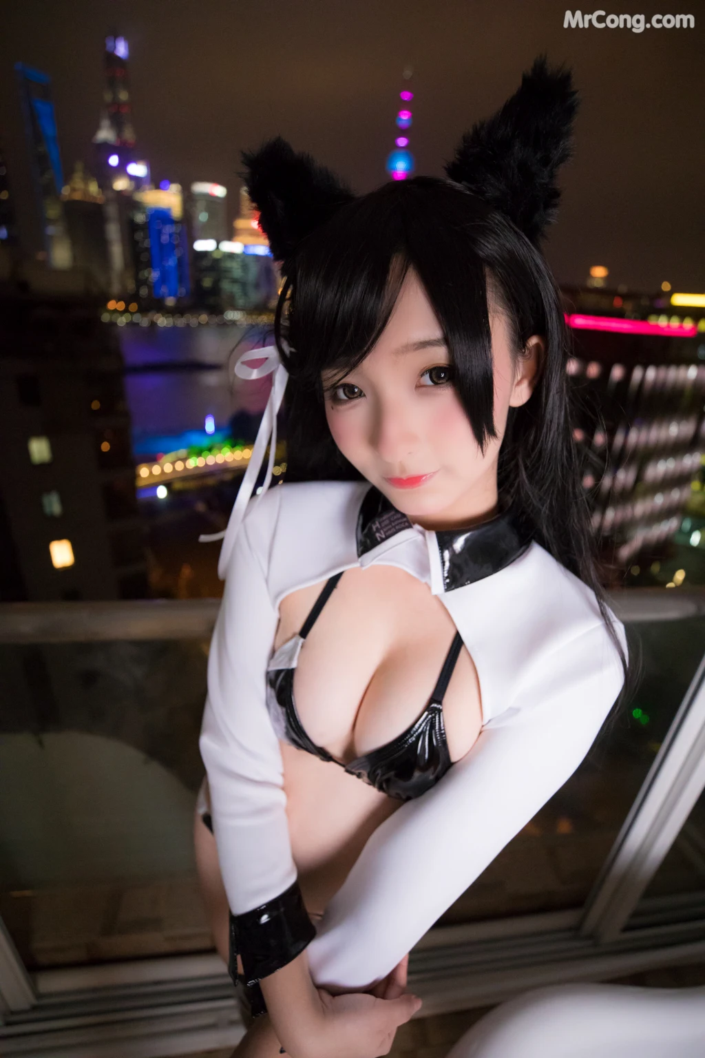 Coser@神楽坂真冬 Vol.001: ATAGO-LATEX VER (胶袜) (150 photos) – Page 4