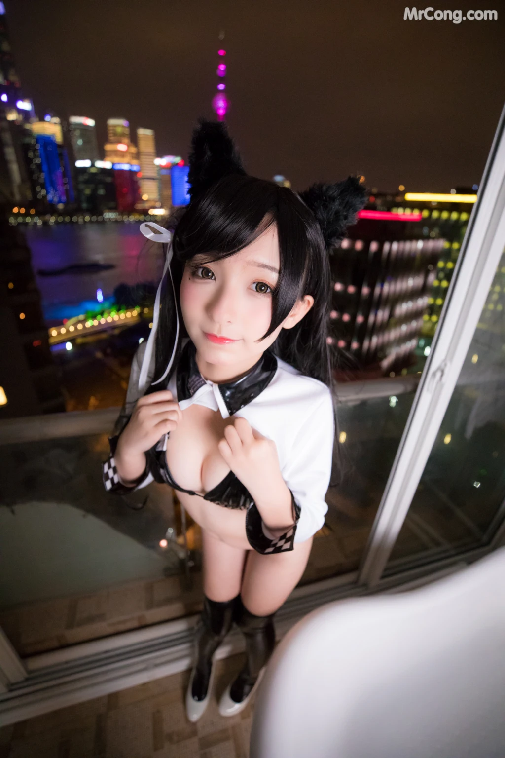 Coser@神楽坂真冬 Vol.001: ATAGO-LATEX VER (胶袜) (150 photos) – Page 5