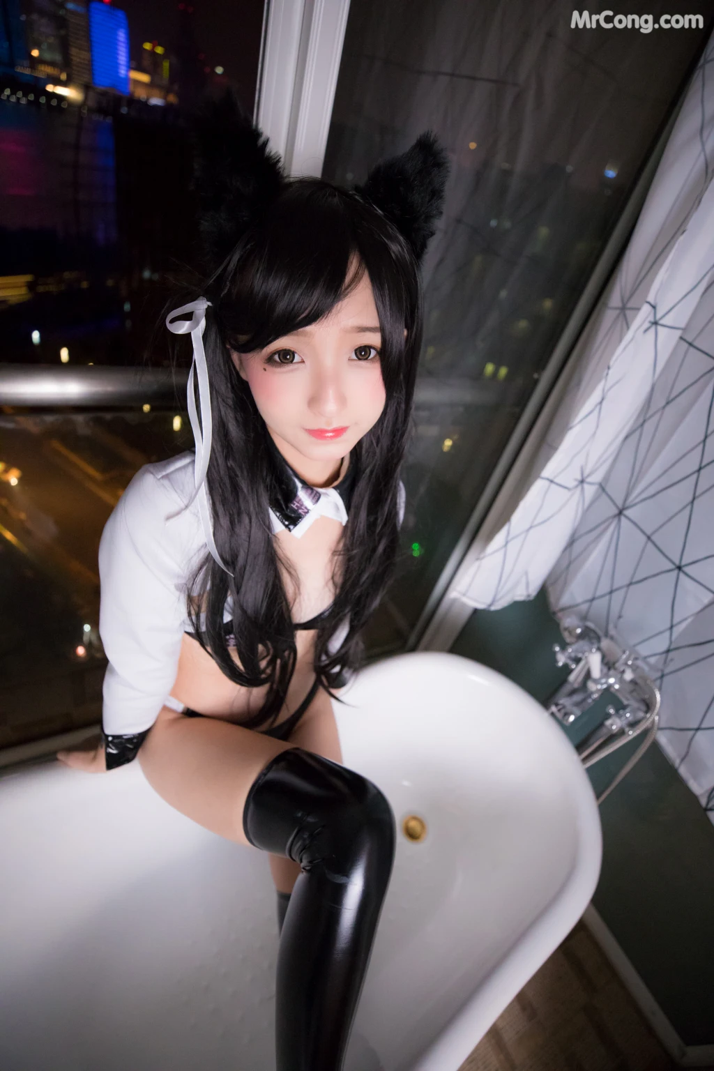 Coser@神楽坂真冬 Vol.001: ATAGO-LATEX VER (胶袜) (150 photos) – Page 7