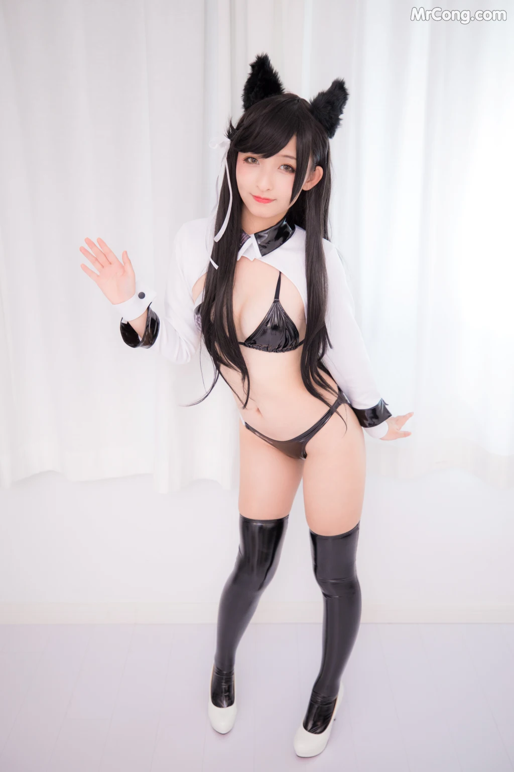 Coser@神楽坂真冬 Vol.001: ATAGO-LATEX VER (胶袜) (150 photos) – Page 12