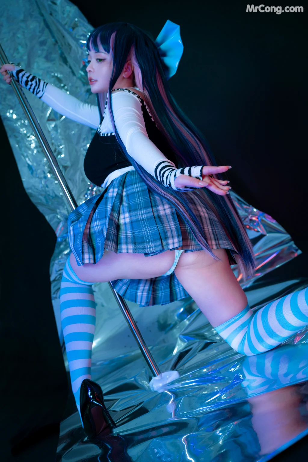 Coser@NinJA阿寨寨 No.006: 吊带袜天使1.0 (32 photos)