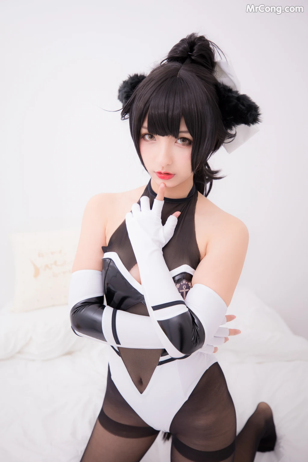 Coser@神楽坂真冬 Vol.002: TAKAO-TIGHTS VER (黑丝) (150 photos)