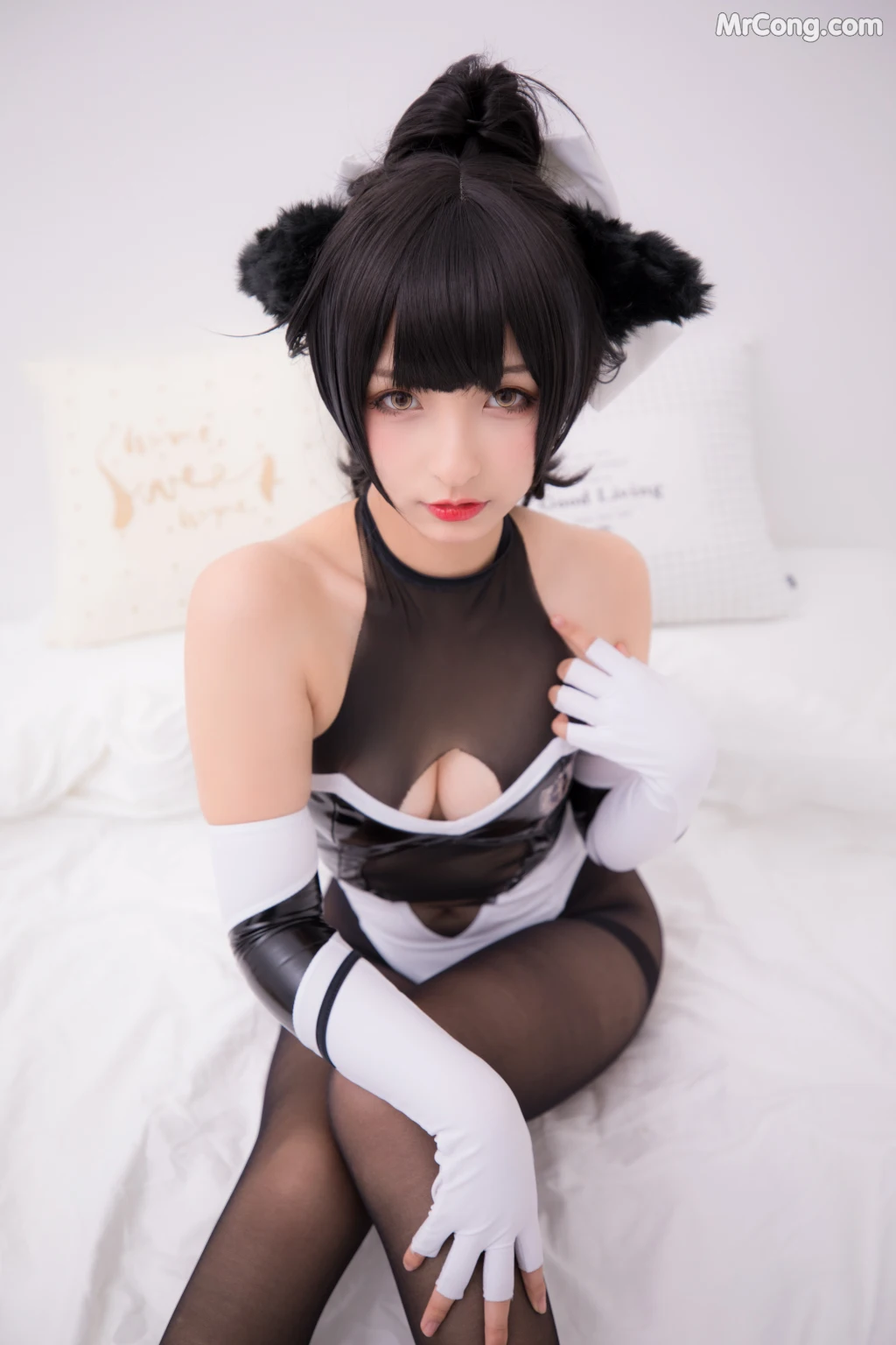Coser@神楽坂真冬 Vol.002: TAKAO-TIGHTS VER (黑丝) (150 photos)