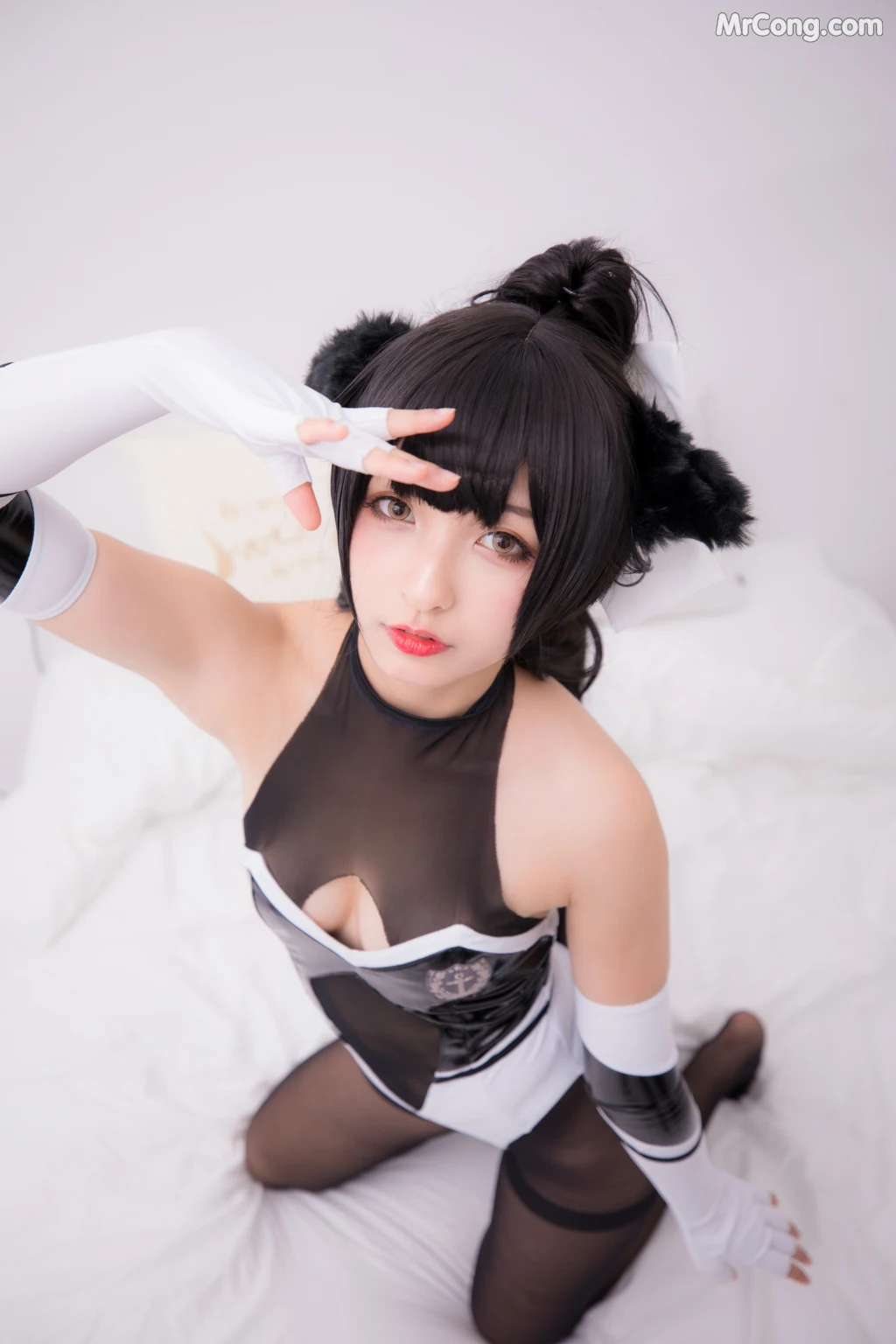 Coser@神楽坂真冬 Vol.002: TAKAO-TIGHTS VER (黑丝) (150 photos)