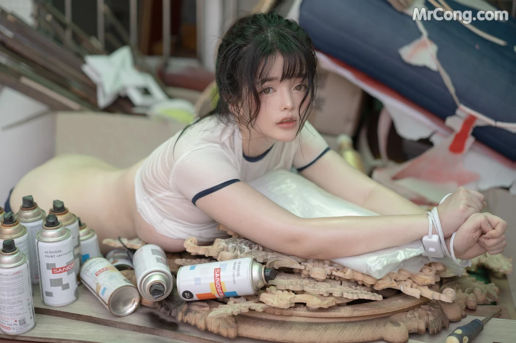 Coser@NinJA阿寨寨 No.007: 体育课后 (28 photos)