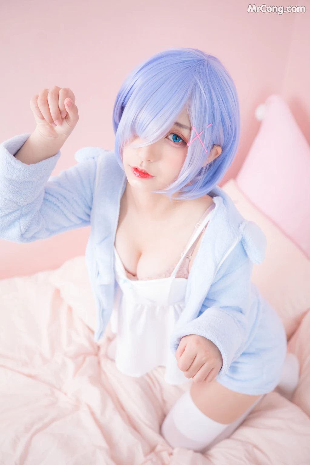 Coser@神楽坂真冬 Vol.005: 蕾姆 Milk by blue (150 photos) – Page 2