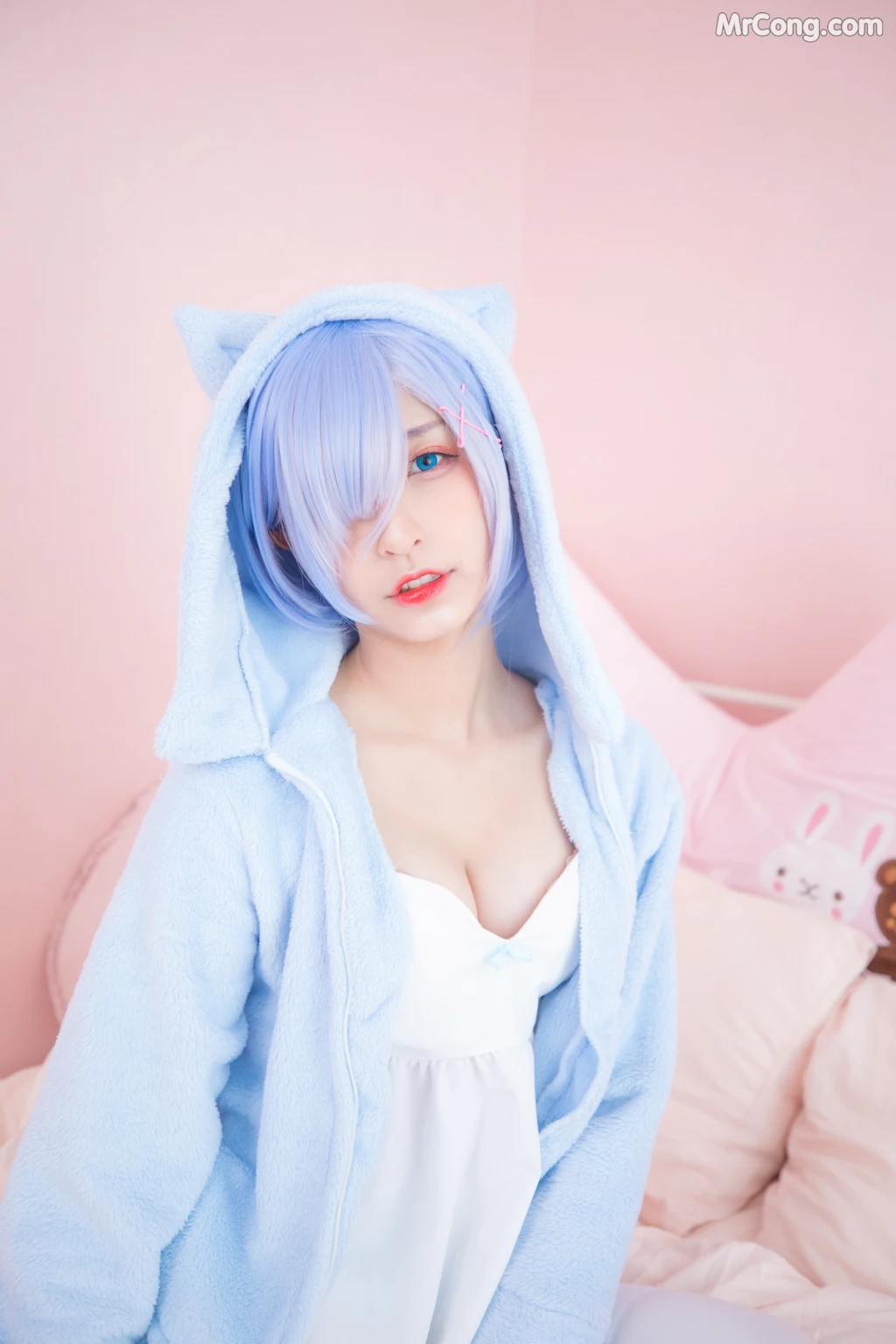 Coser@神楽坂真冬 Vol.005: 蕾姆 Milk by blue (150 photos) – Page 2