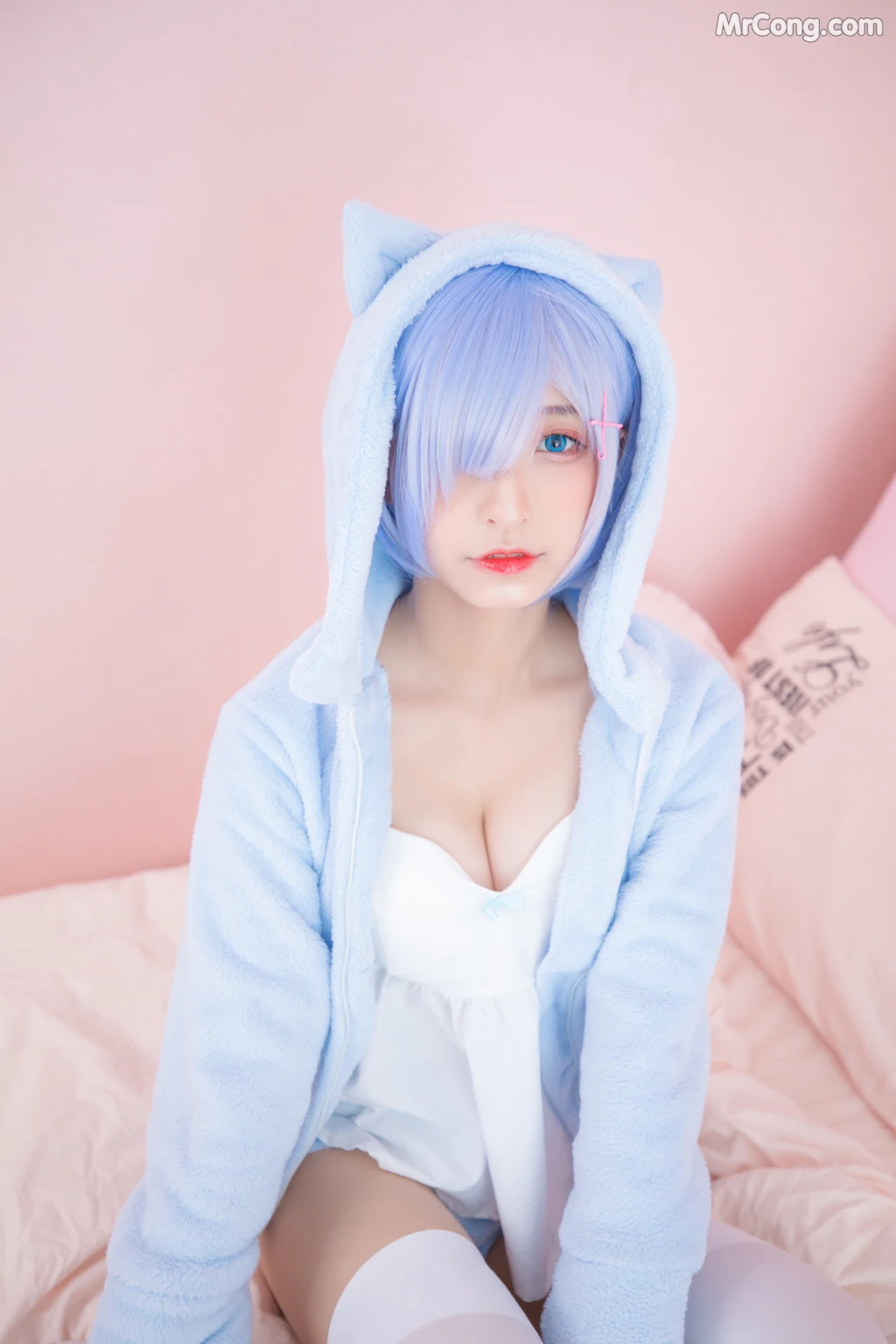 Coser@神楽坂真冬 Vol.005: 蕾姆 Milk by blue (150 photos) – Page 2