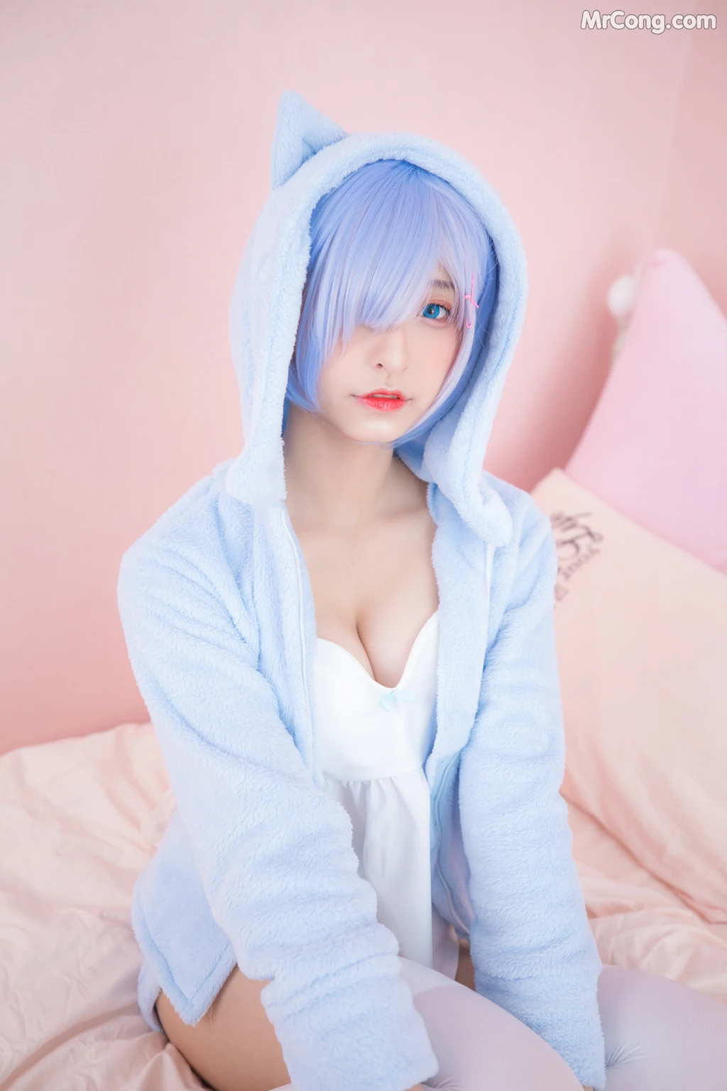 Coser@神楽坂真冬 Vol.005: 蕾姆 Milk by blue (150 photos) – Page 2