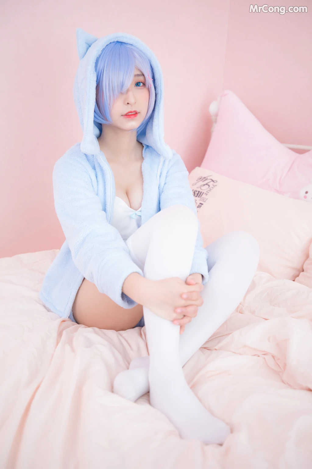 Coser@神楽坂真冬 Vol.005: 蕾姆 Milk by blue (150 photos) – Page 3