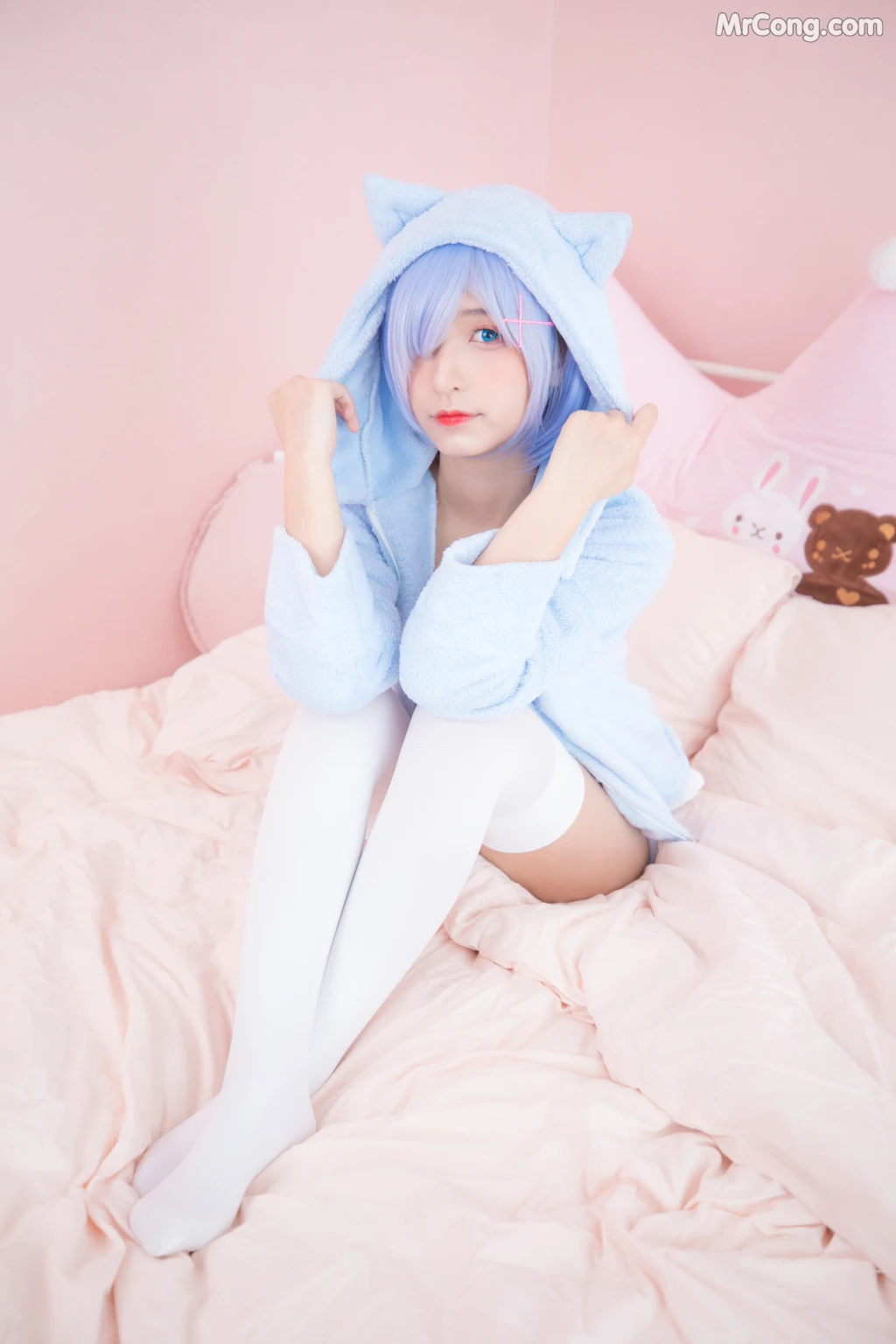 Coser@神楽坂真冬 Vol.005: 蕾姆 Milk by blue (150 photos) – Page 4