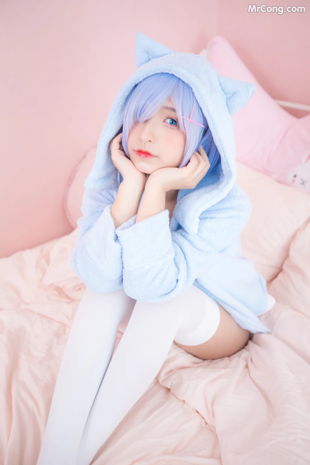 Coser@神楽坂真冬 Vol.005: 蕾姆 Milk by blue (150 photos) – Page 4