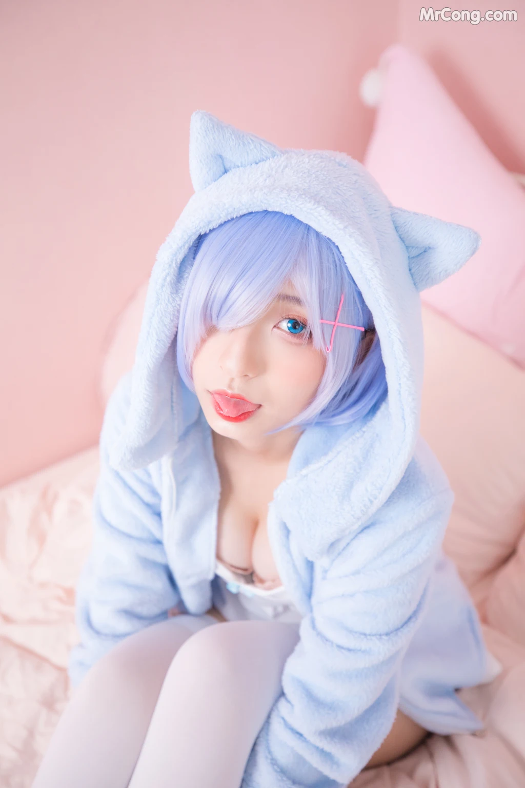 Coser@神楽坂真冬 Vol.005: 蕾姆 Milk by blue (150 photos) – Page 4