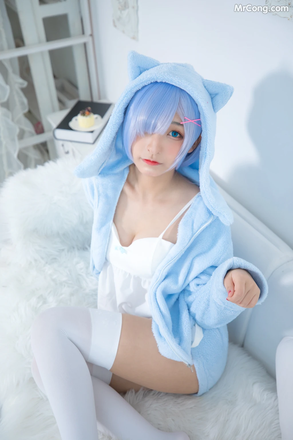 Coser@神楽坂真冬 Vol.005: 蕾姆 Milk by blue (150 photos) – Page 5