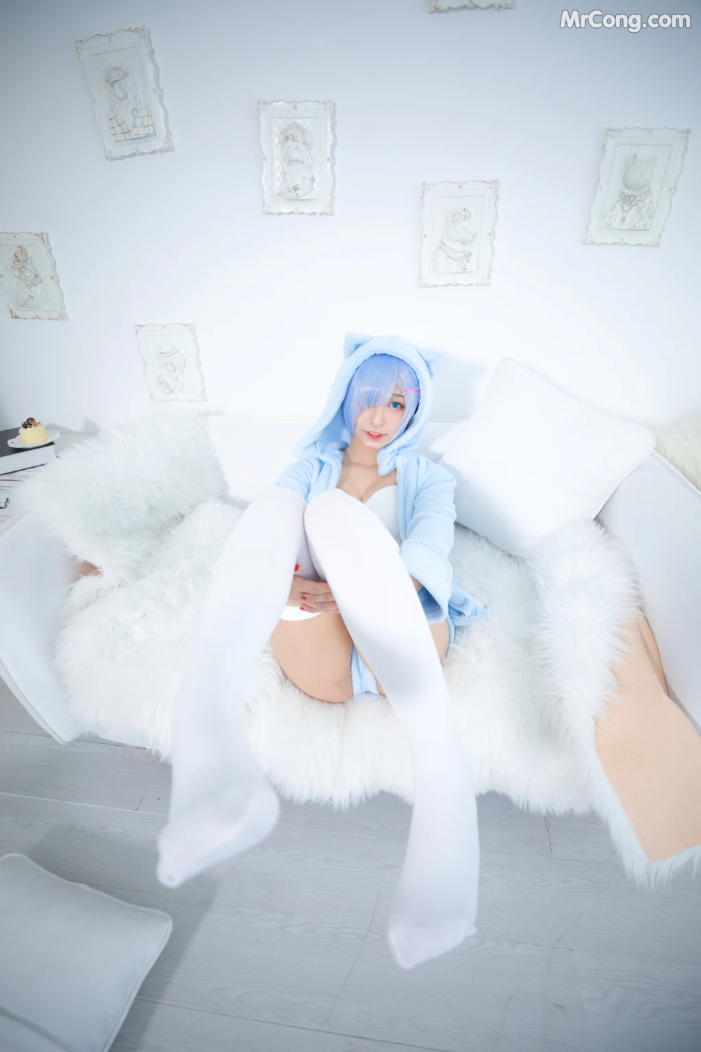 Coser@神楽坂真冬 Vol.005: 蕾姆 Milk by blue (150 photos) – Page 9