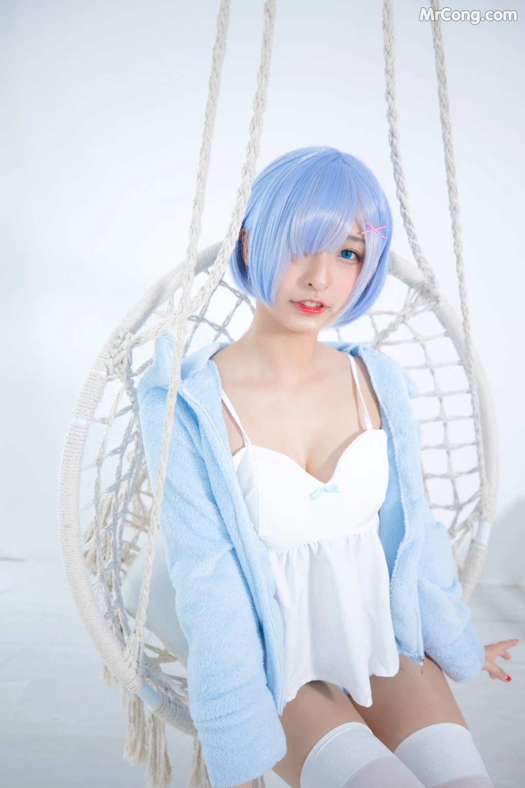 Coser@神楽坂真冬 Vol.005: 蕾姆 Milk by blue (150 photos) – Page 9