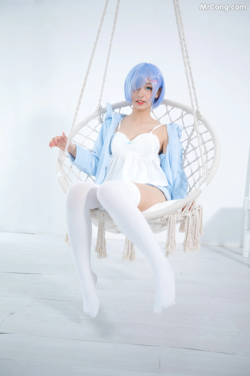 Coser@神楽坂真冬 Vol.005: 蕾姆 Milk by blue (150 photos) – Page 9