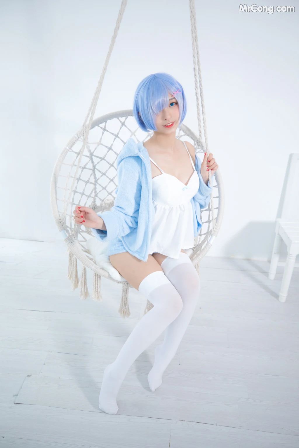 Coser@神楽坂真冬 Vol.005: 蕾姆 Milk by blue (150 photos) – Page 9