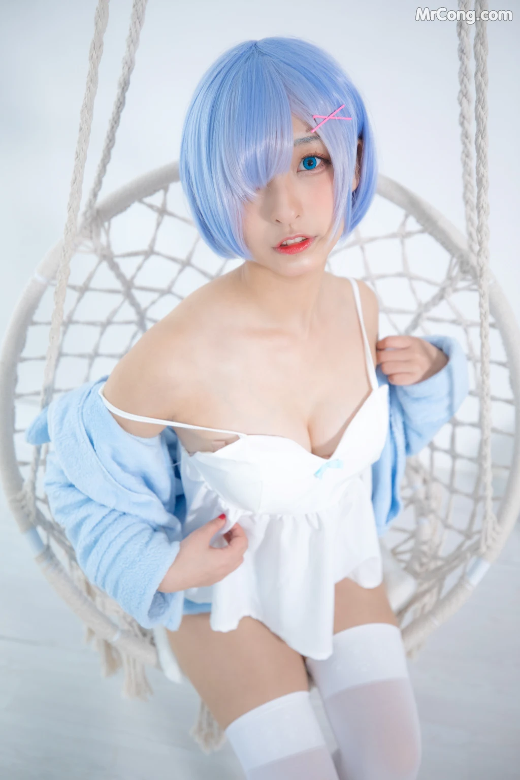 Coser@神楽坂真冬 Vol.005: 蕾姆 Milk by blue (150 photos) – Page 9