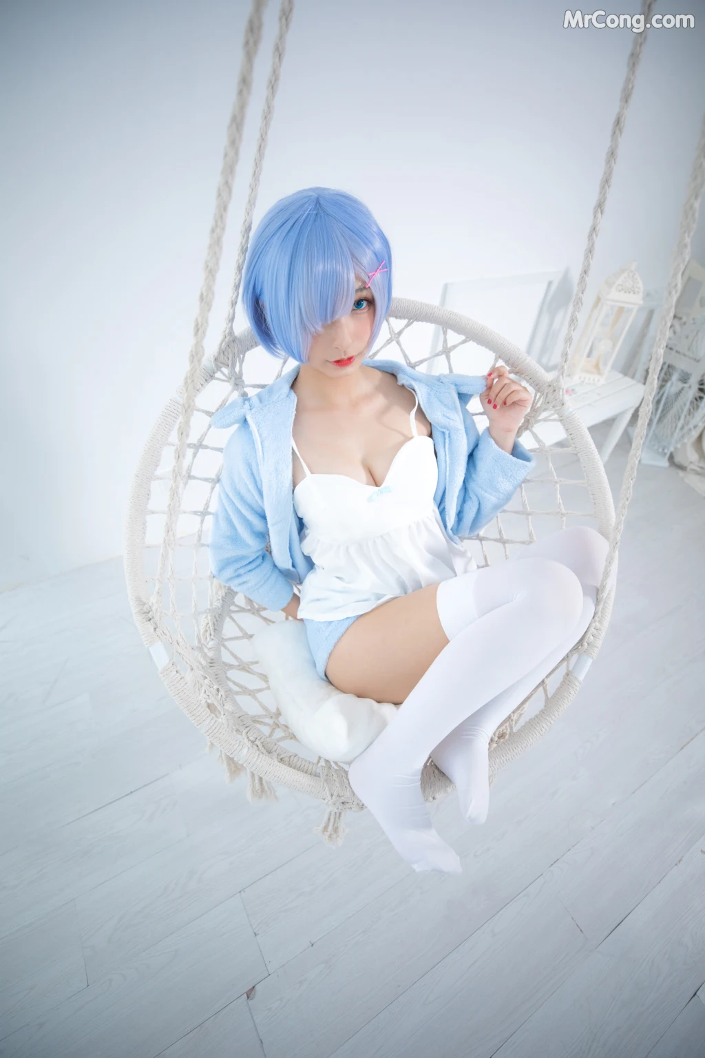 Coser@神楽坂真冬 Vol.005: 蕾姆 Milk by blue (150 photos) – Page 10